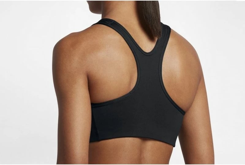 Bra sportiv Nike për femra, i zi