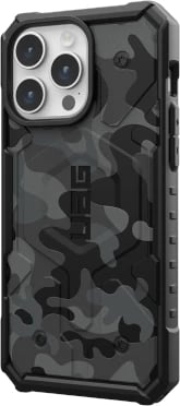 Mbështjellës UAG Pathfinder MagSafe për iPhone 15 Pro Max, moro i zi