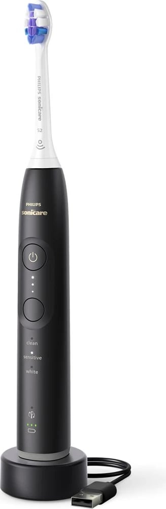 Furçë dhëmbësh elektrike sonike Philips Series 6500 HX7411/02, e zezë