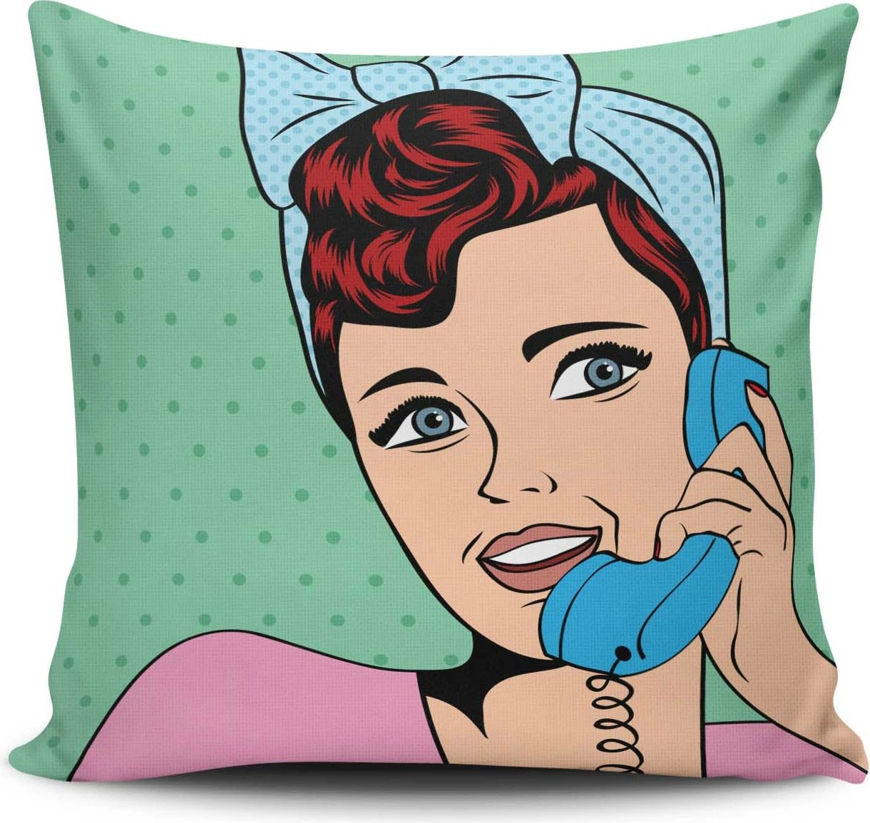 Jastëk dekorativ Aberto Design, NKRLNT-386, shumëngjyrësh, 43x43cm