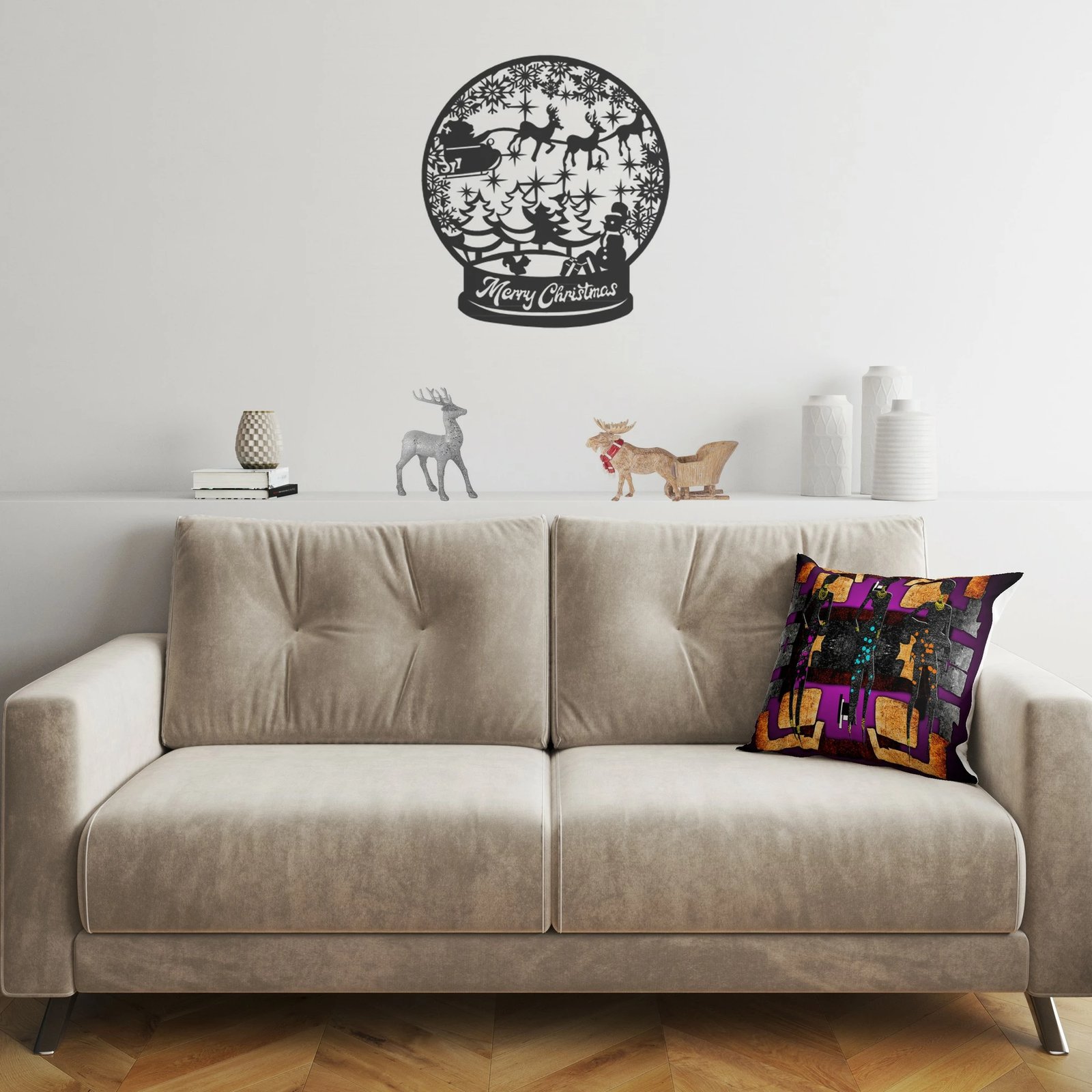 Jastëk dekorativ Evila Originals, A11943, shumëngjyrësh, 43x43cm