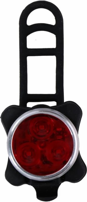 Dritë pasme për biçikletë Dunlop 3LED SMD, e zeza