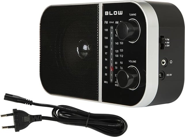 Radio portabile BLOW RA6, AM/FM, Mono, E zezë Radio portabile BLOW RA6, AM/FM, Mono, E zezë