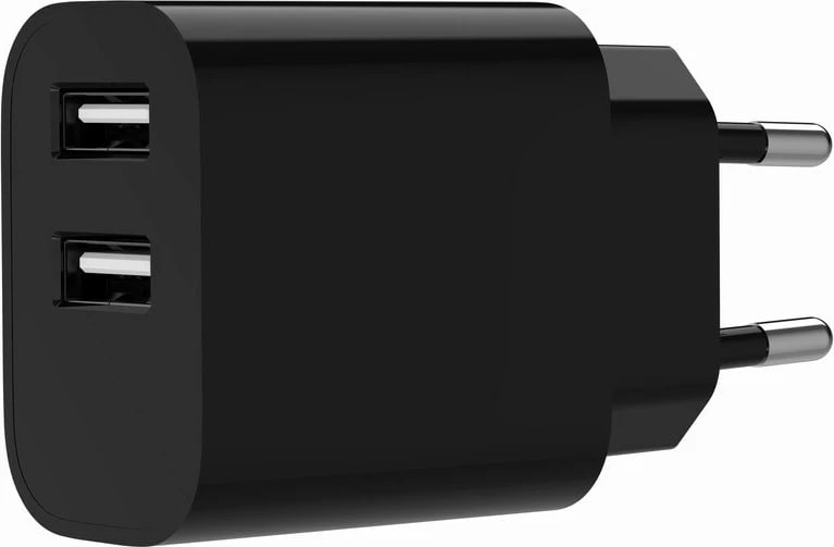 Karikues universal GEMBIRD TA-UC-2A12-01-BK me 2 porta USB, i zi