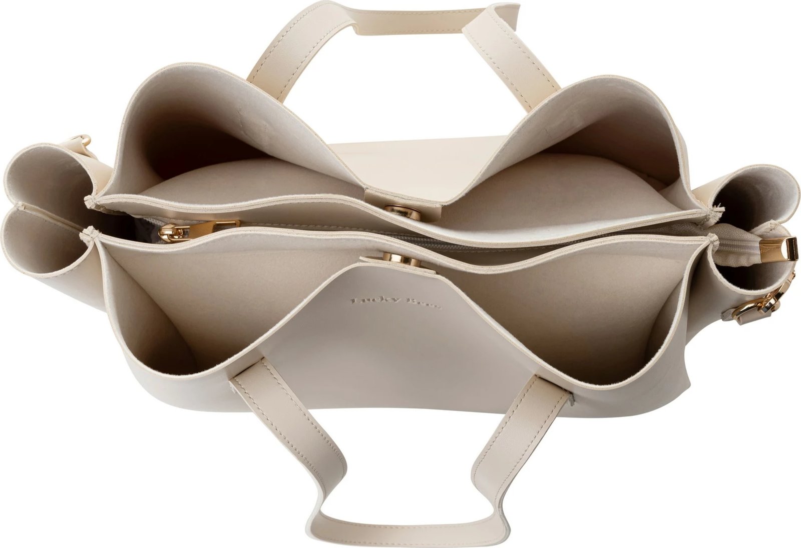 Çantë tote Lucky Bees, krem, 1257