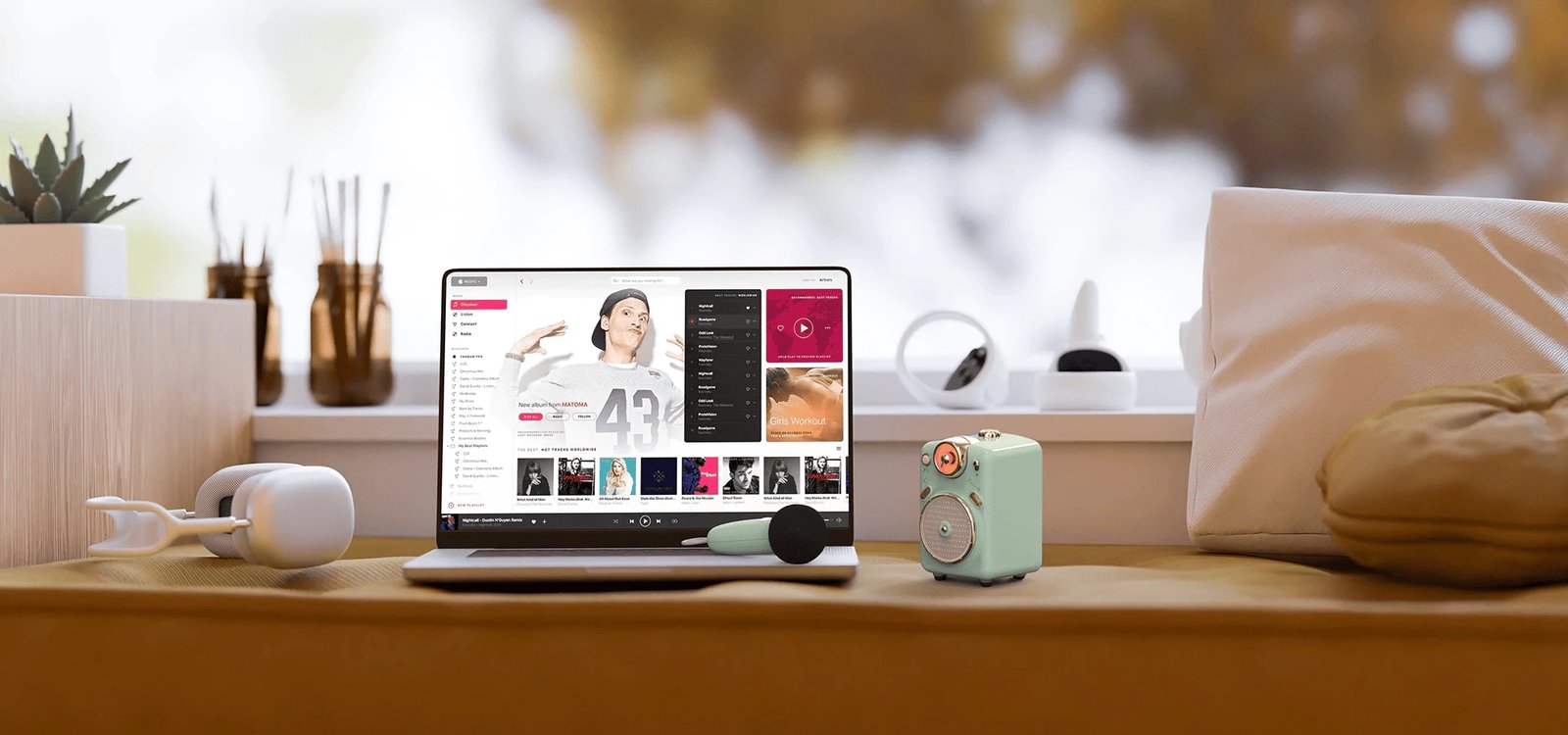 Mikrofon & Altoparalant DIVOOM Fairy-ok (Mint)