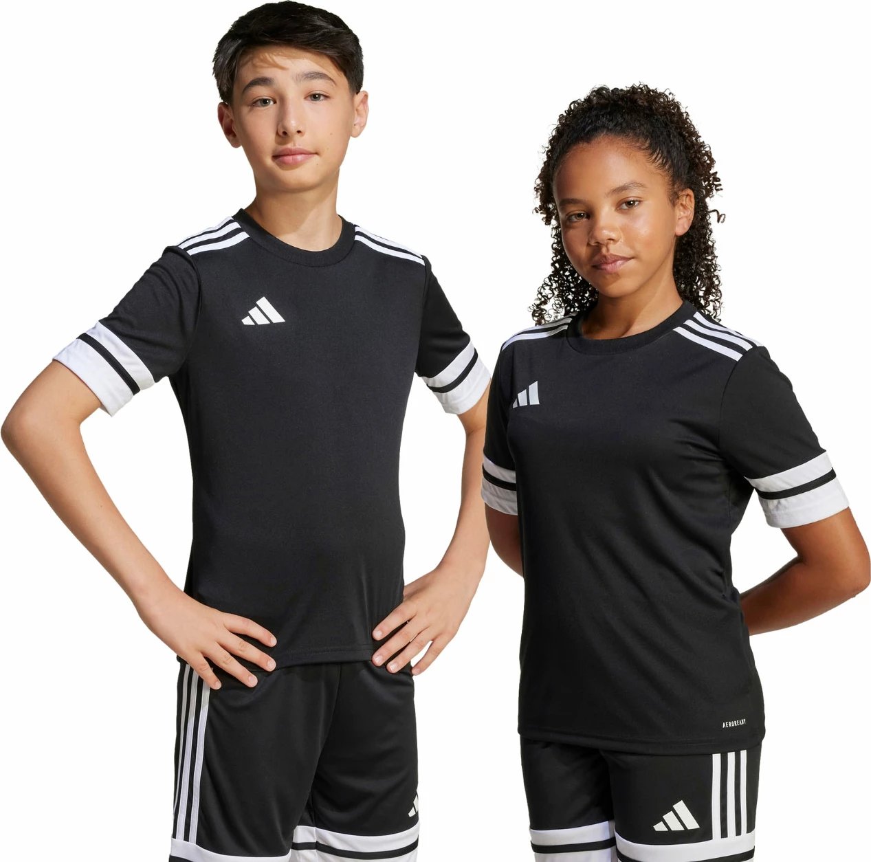 Maicë për fëmijë adidas, e zezë