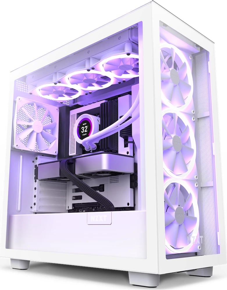 Kasë kompjuteri NZXT H7 Elite Midi Tower (CM-H71EW-02) - e bardhë