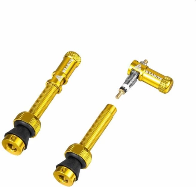 Valvula biçiklete Granite, të arta