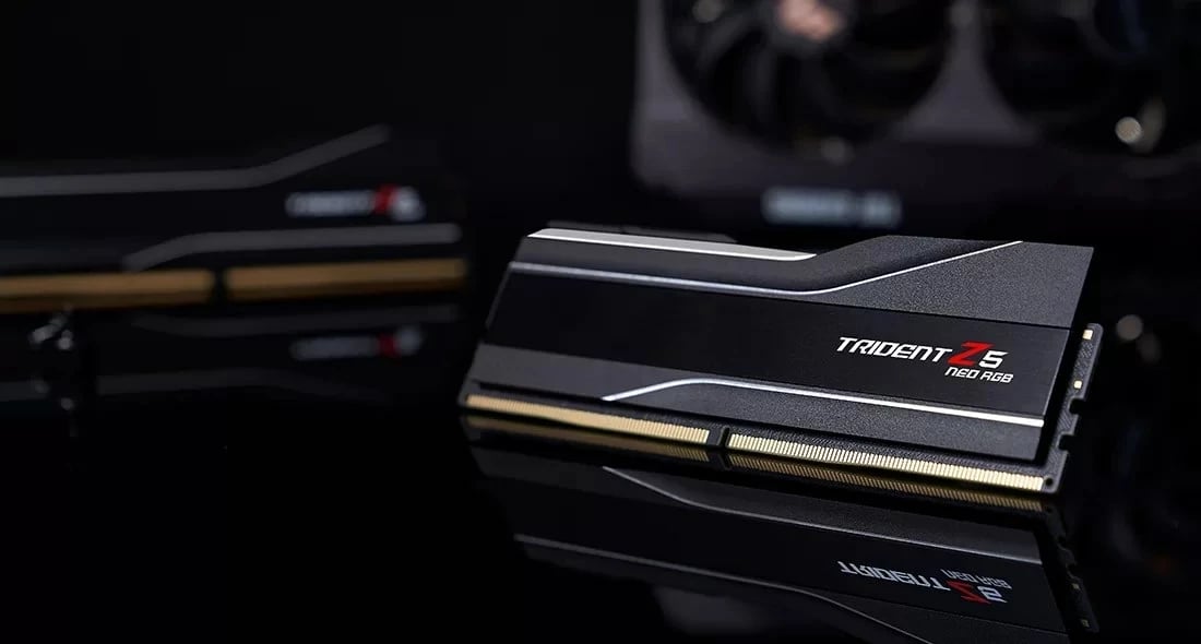 RAM Memorje G.SKILL Trident Z5 Neo RGB F5-6000J2636H32GX2-TZ5NR, 64 GB (2x32 GB), DDR5, 6000 MHz, Multikolor