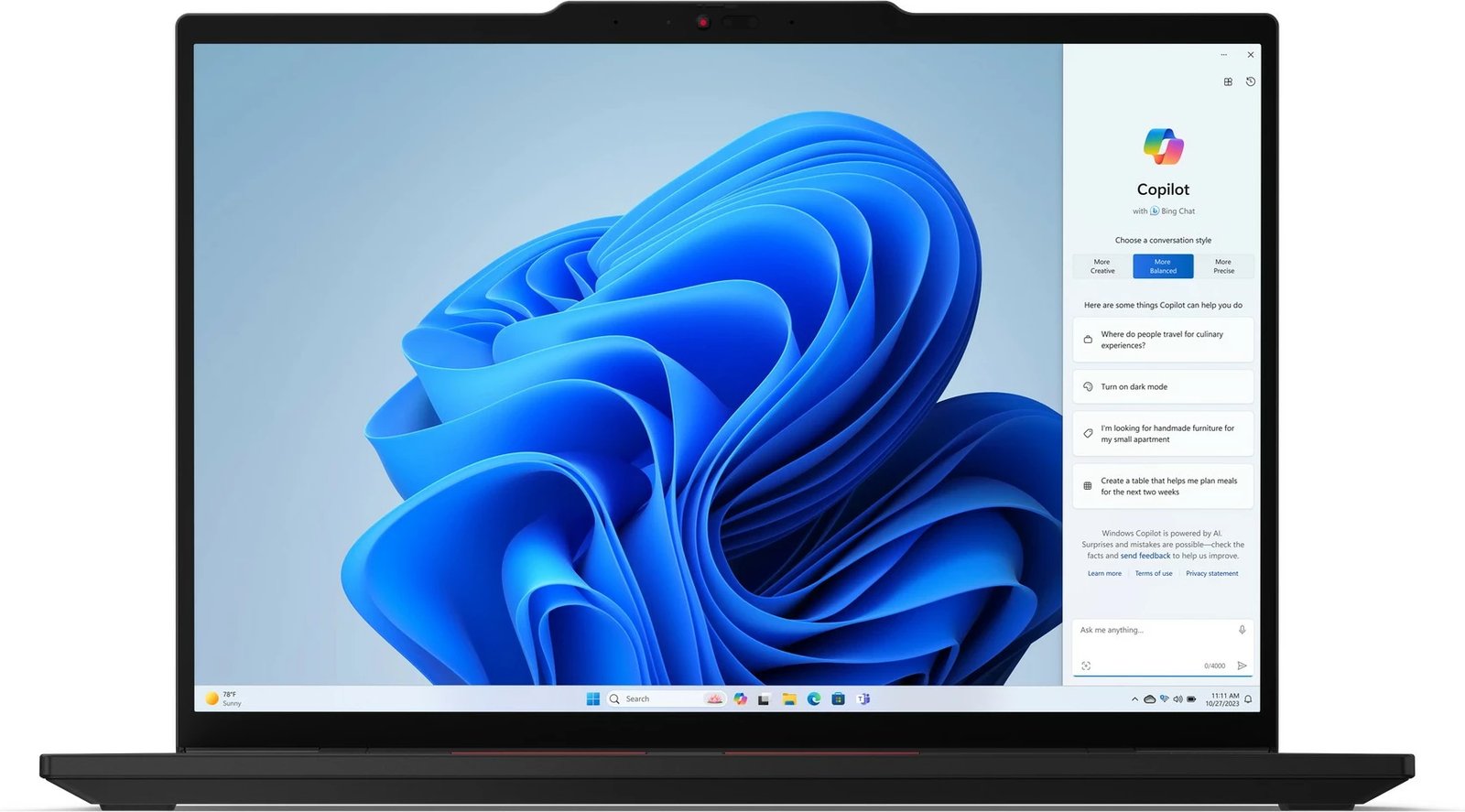 Laptop Lenovo ThinkPad T14s Gen 5, Intel Core Ultra 5, 16 GB, 512 GB, i zi