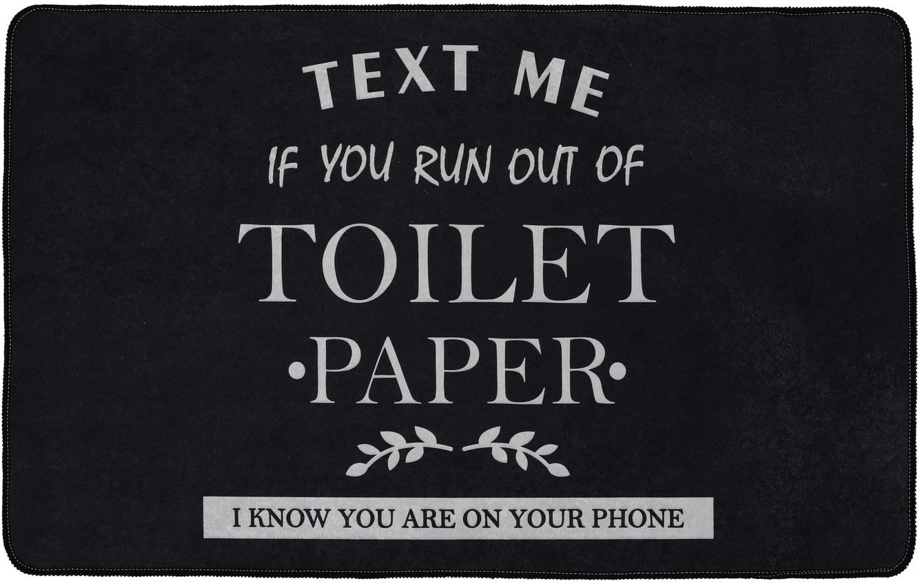 Tapet banjoje Mijölnir, për tualet, ngjyrë e zezë