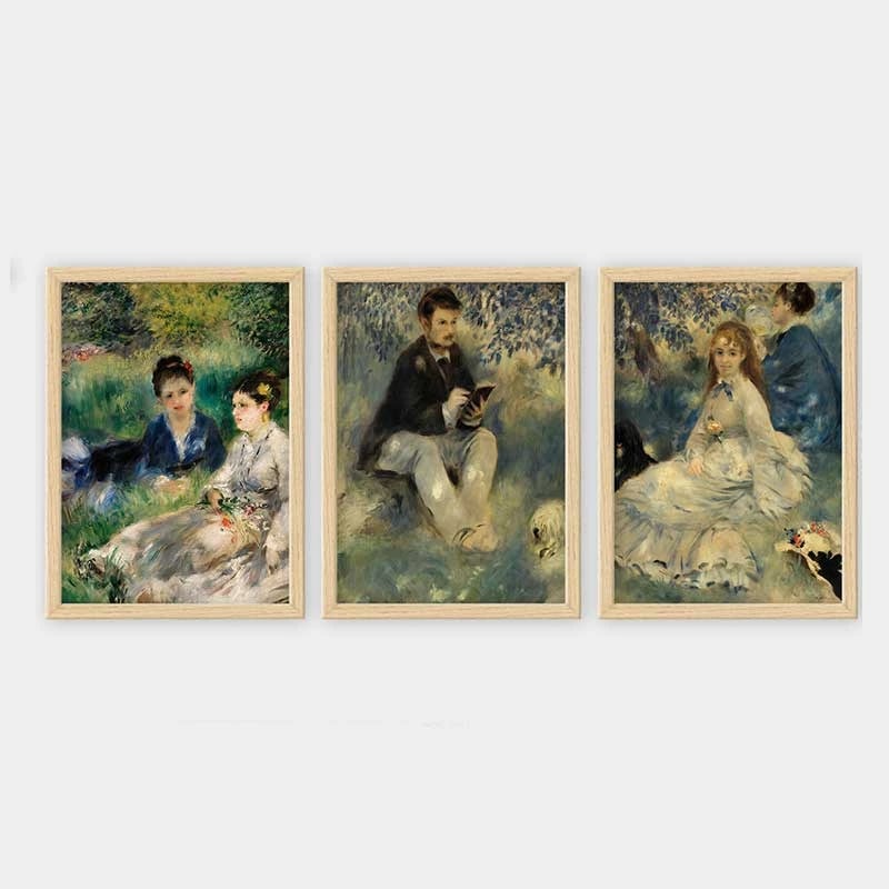 Pikturë dekorative me kornizë (3 copë), Wallity, 3NTC_UN894914_3545