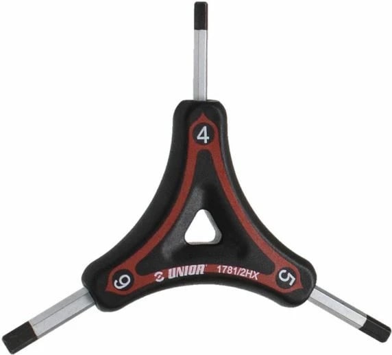 Çelës Allen trekëndësh UNIOR, i kuq