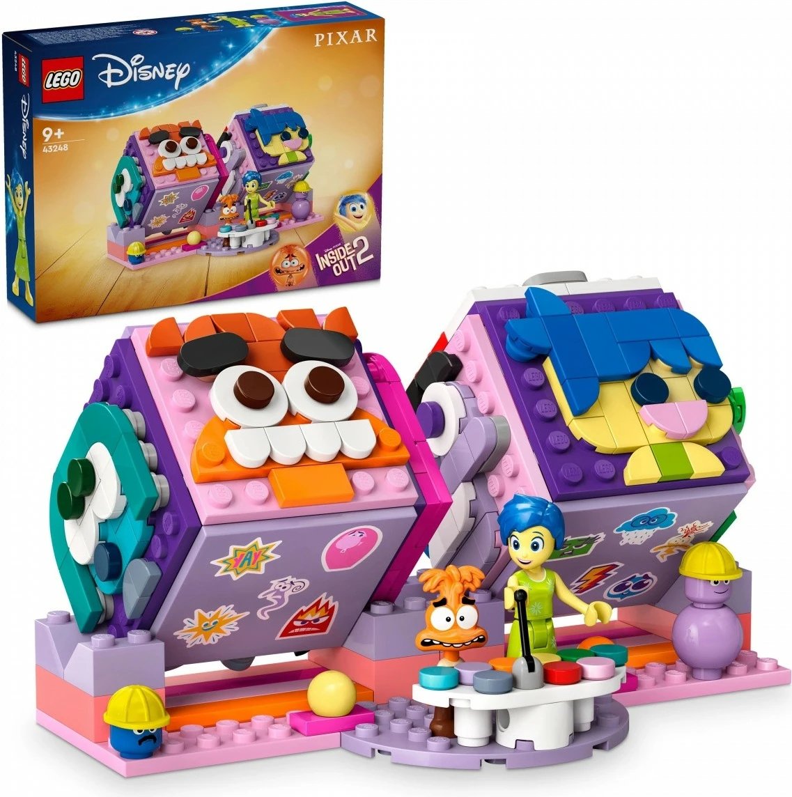 Set LEGO Disney Inside Out 2 Emotion Cubes 43248, 394 pjesë, shumëngjyrësh