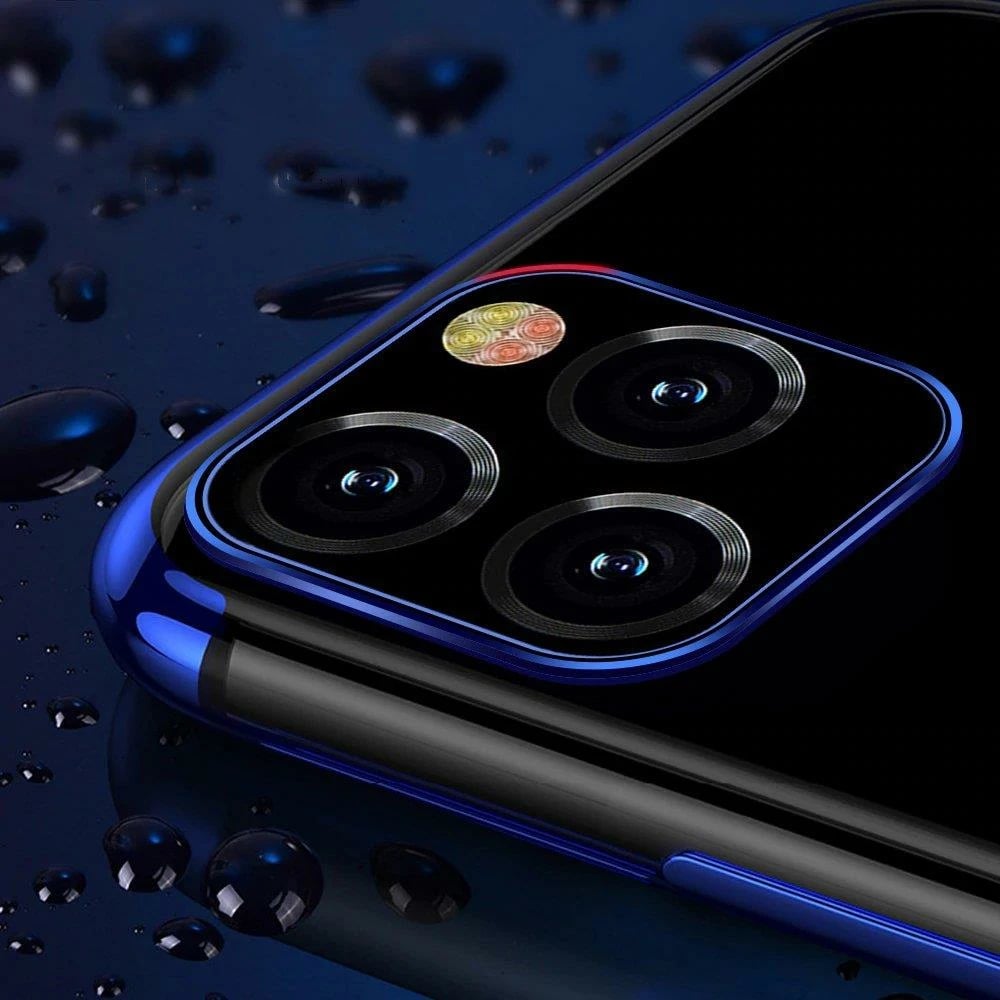 Mbështjellës Hurtel Clear Color 0.3mm për Samsung Galaxy A22 4G, Kaltër/Transparent