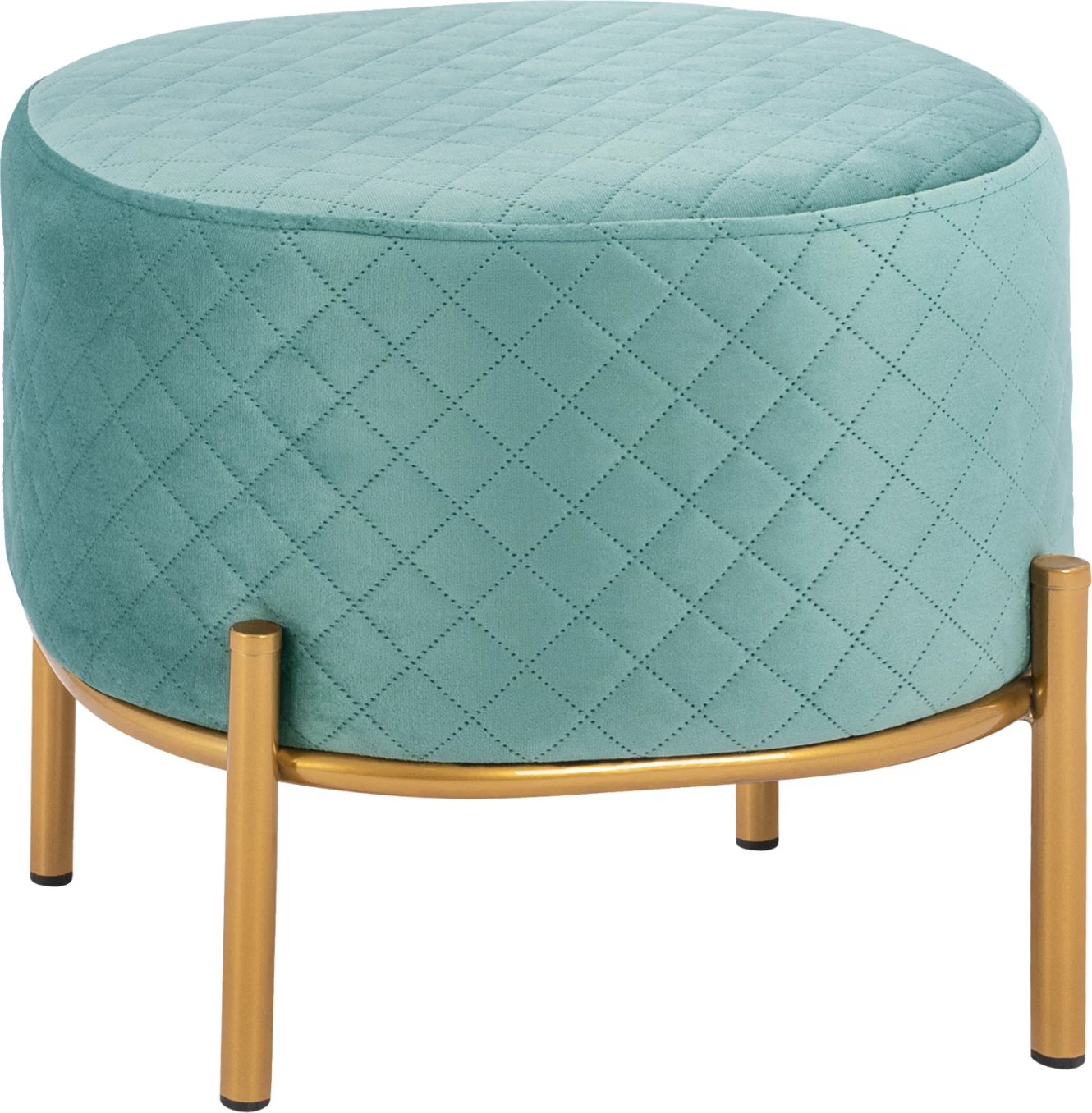 Karrige për bar Sinta FH8638.07 ngjyrë kikiriku me bazë të artë 42x42x38 cm