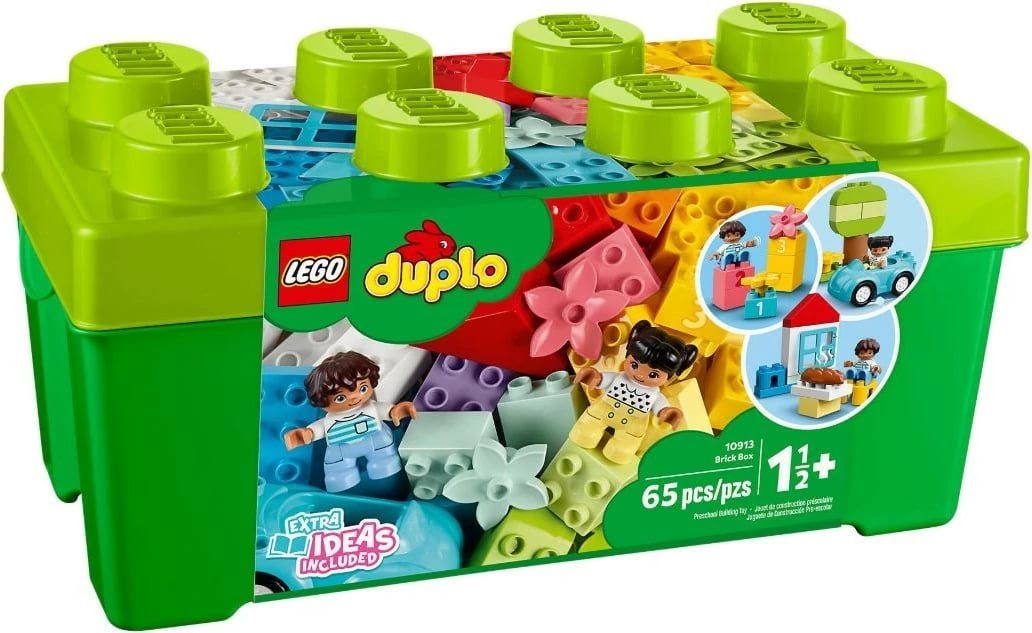 Set lodrash LEGO DUPLO 10913, 65 pjesë, shumëngjyrëshe, për fëmijë të vegjël