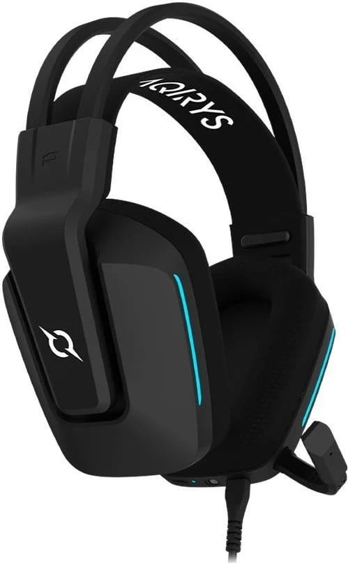 Kufje gaming Aqirys Alya 7.1 VS, me mikrofon të ndashëm, 7.1 surround, të zeza