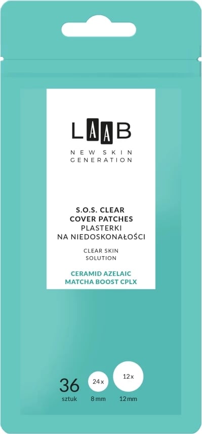 Pllastra për puçrra AA Laab Clear Skin Solution për femra, 36 copë