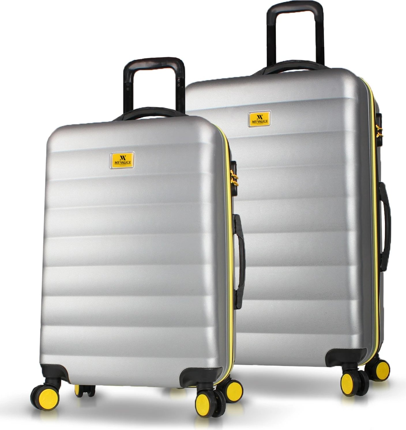 Set valixhesh (2 copë), Zoozie Bags, 6612, ngjyrë gri