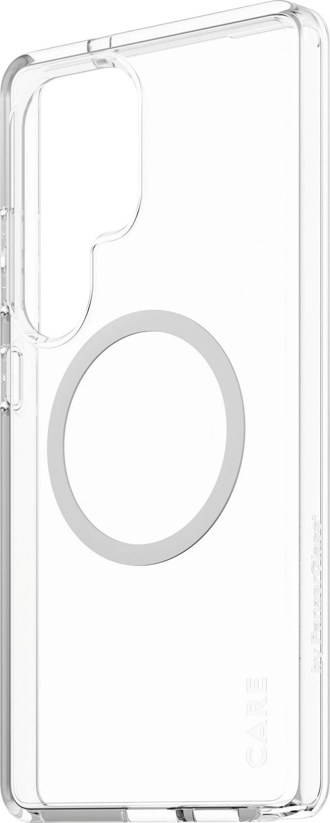 Mbështjellës PanzerGlass CARE Flagship Case, për Samsung Galaxy S25 Ultra, transparent me rreth të bardhë QI