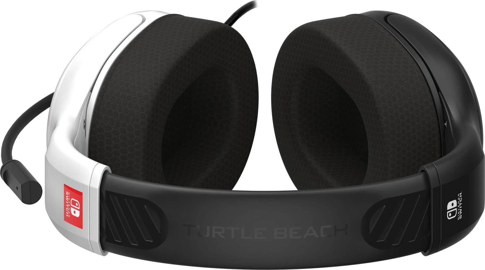 Kufje Turtle Beach Airlite Fit, gaming, me mikrofon, bardhë/zezë