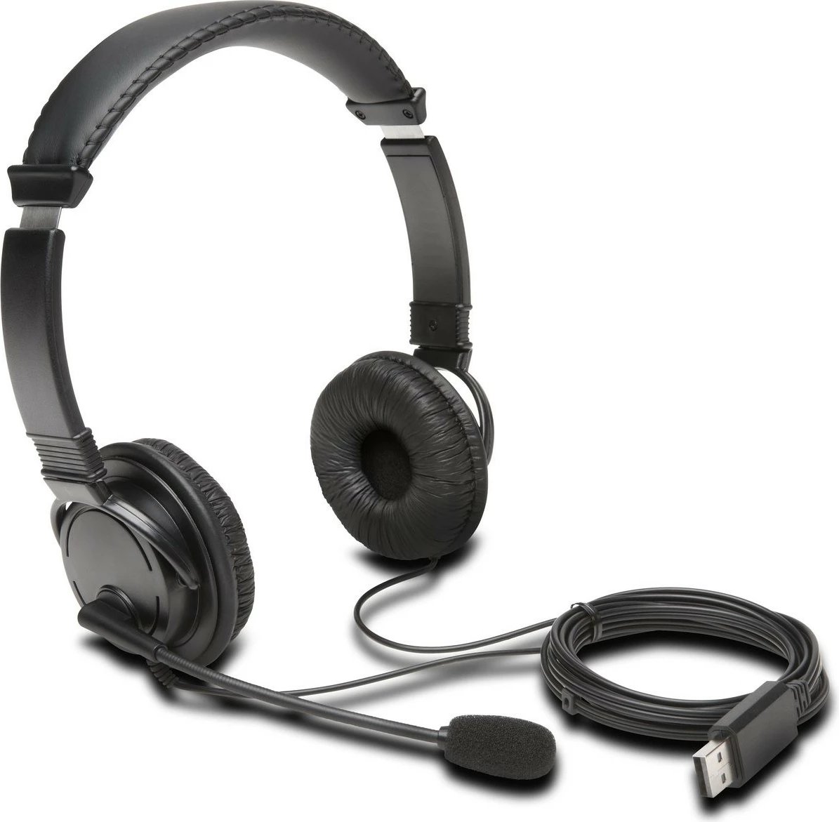 Kufje Kensington Classic USB-A, me mikrofon, për thirrje/muzikë, 150 g, e zezë Kufje Kensington Classic USB-A, me mikrofon, për thirrje/muzikë, 150 g, e zezë