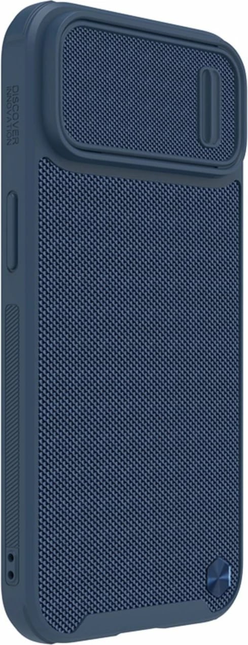 Mbështjellës Nillkin Textured S Case për iPhone 14, me kapak kamere, kaltër