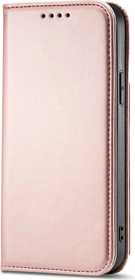 Mbështjellës Hurtel Magnet Card Case për iPhone 12 Pro, me portofol dhe qëndrim, Rozë