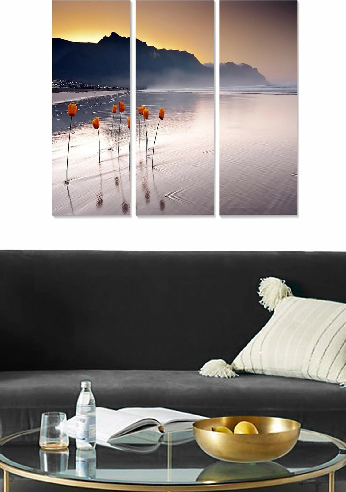 Pikturë dekorative MDF, 3 pjesë, Wallity, MDF616439