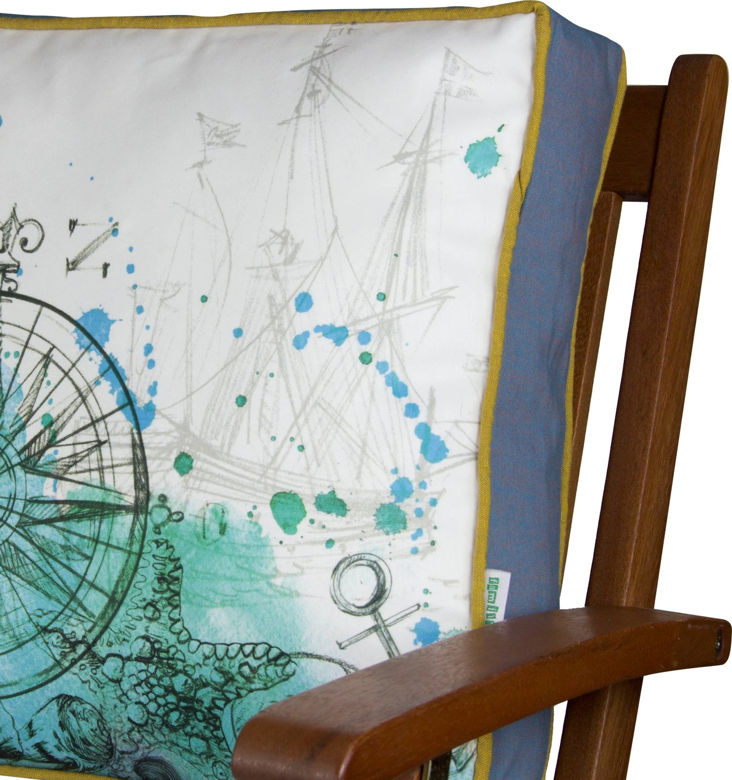 Jastëk dekorativ, shumëngjyrësh, Evila Originals, YM1171, 42x42cm