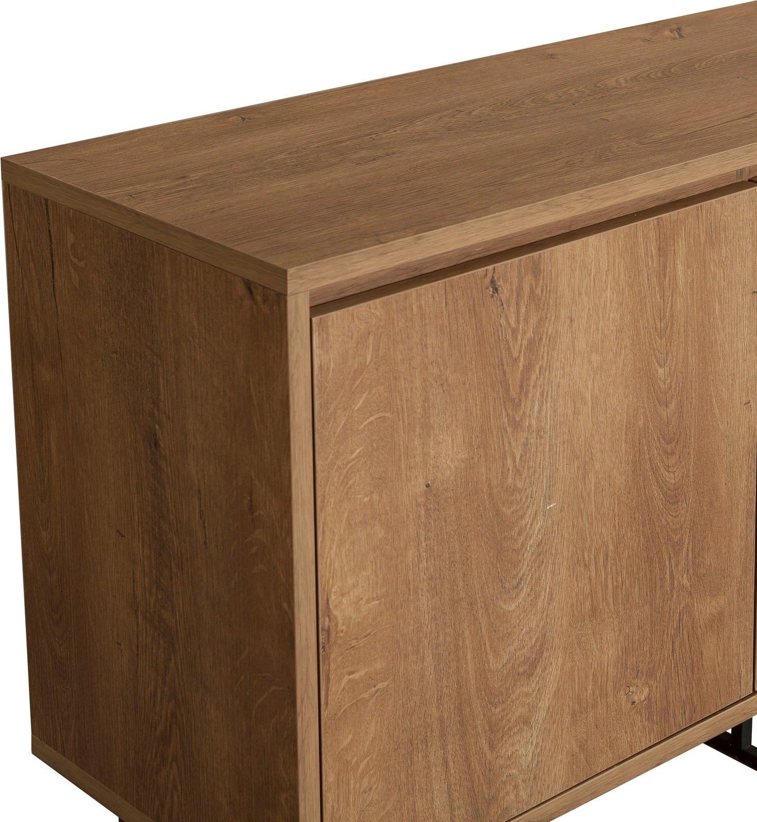 Set mobiljesh për dhomë dite Skye Decor, Laxus Takım 19, ngjyrë arre dhe e zezë