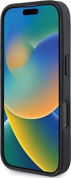 Mbështjellës Mercedes MB Waves për iPhone 16 Pro Max, lëkurë, Kuq