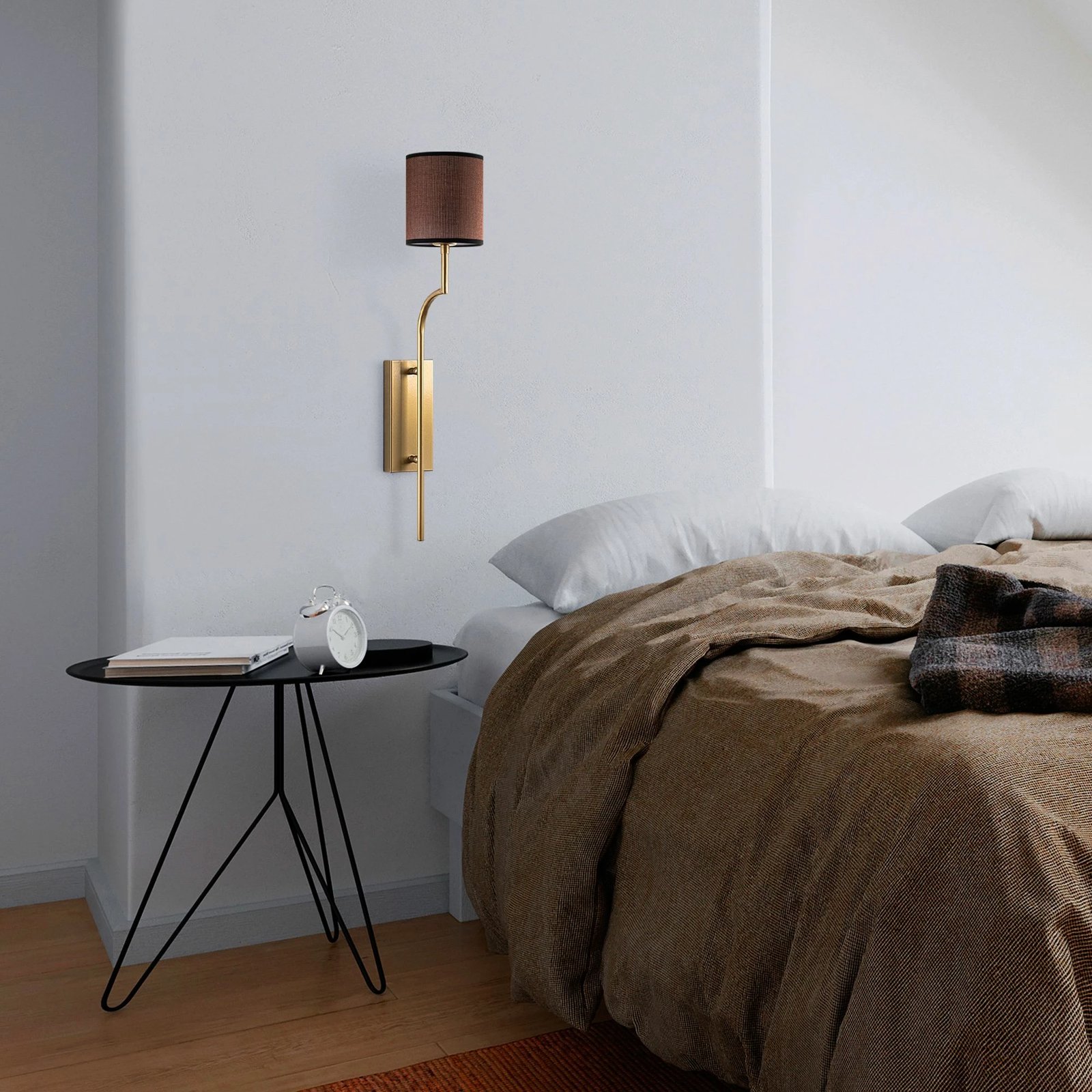 Llambë muri Opviq, Lumora - 15338, ngjyrë ari dhe kafe