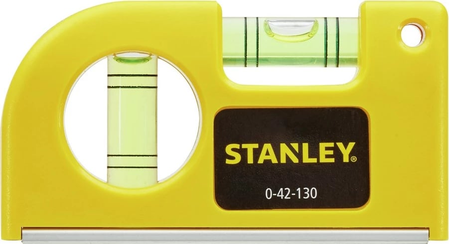 Niveli xhepi Stanley 42-130, sintetik, 139.7mm, i verdhë