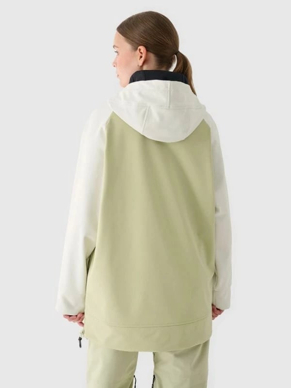 Jakne snowboardi për femra 4f, e zezë