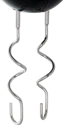 Mikser dore, Adler CR 4218 300W 5 shpejtësi Turbo me rrahëse dhe grepa inox, i zi