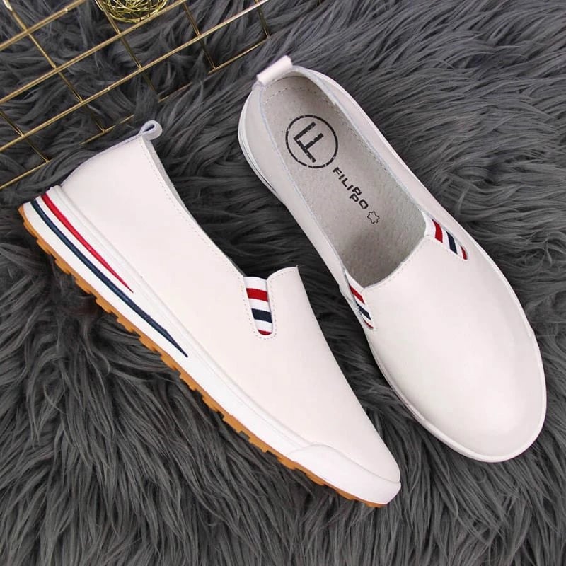 Atlete slip on për femra Filippo, të bardha