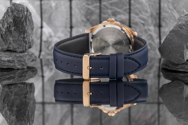 Orë dore për meshkuj Casio, e kaltër