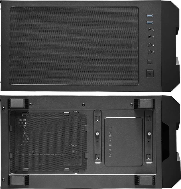 Kasë Chieftec Hunter GS-01B-OP, midi tower, xham i temperuar, RGB, e zezë Kasë Chieftec Hunter GS-01B-OP, midi tower, xham i temperuar, RGB, e zezë