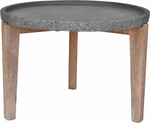 Tavolinë kafeje Orrin, antracit-natyrale, 73x73x48cm