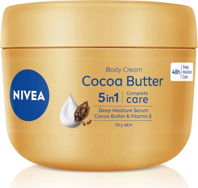 Buter për trup Nivea Cocoa Butter Nourishing për femra 250ml Buter për trup Nivea Cocoa Butter Nourishing për femra 250ml