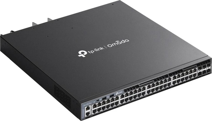 Switch TP-Link Omada 48-Port Gigabit Stackable L3 Managed PoE+, 6 10G SFP+, Rack 1U