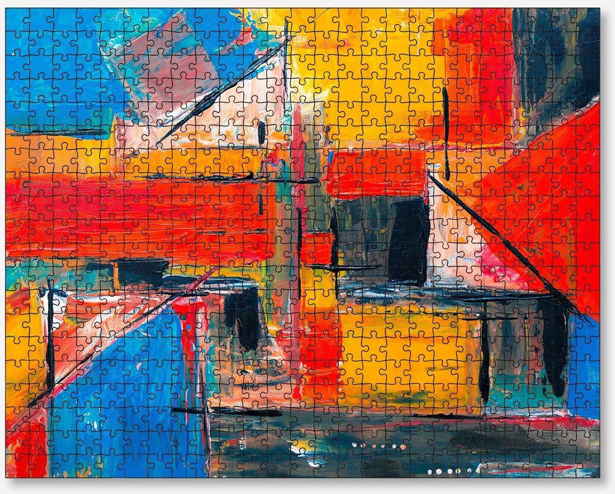 Puzzle me 1000 copa, shumëngjyrësh, Evila Originals, PZL_0149_1000