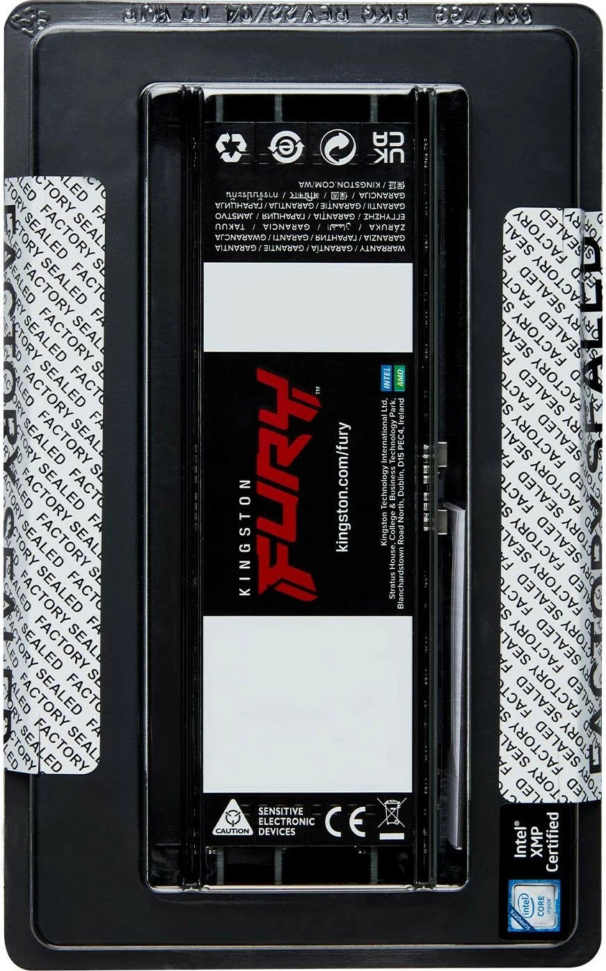 RAM Memorje Kingston FURY Renegade Pro 128GB (4x32GB) DDR5 6000MT/s ECC Reg XMP, e zezë