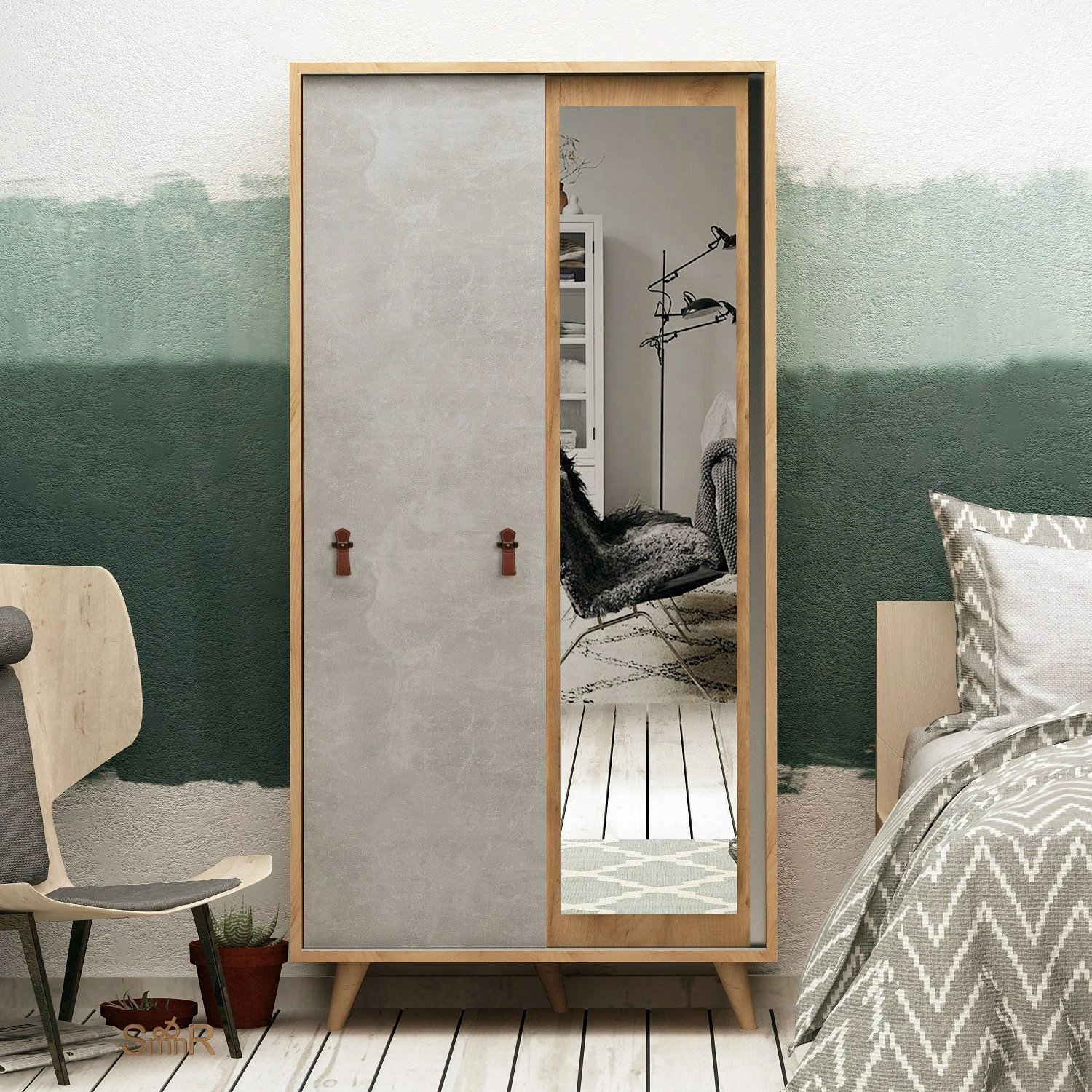 Dollap Hanah Home, ngjyrë lisi, Rana