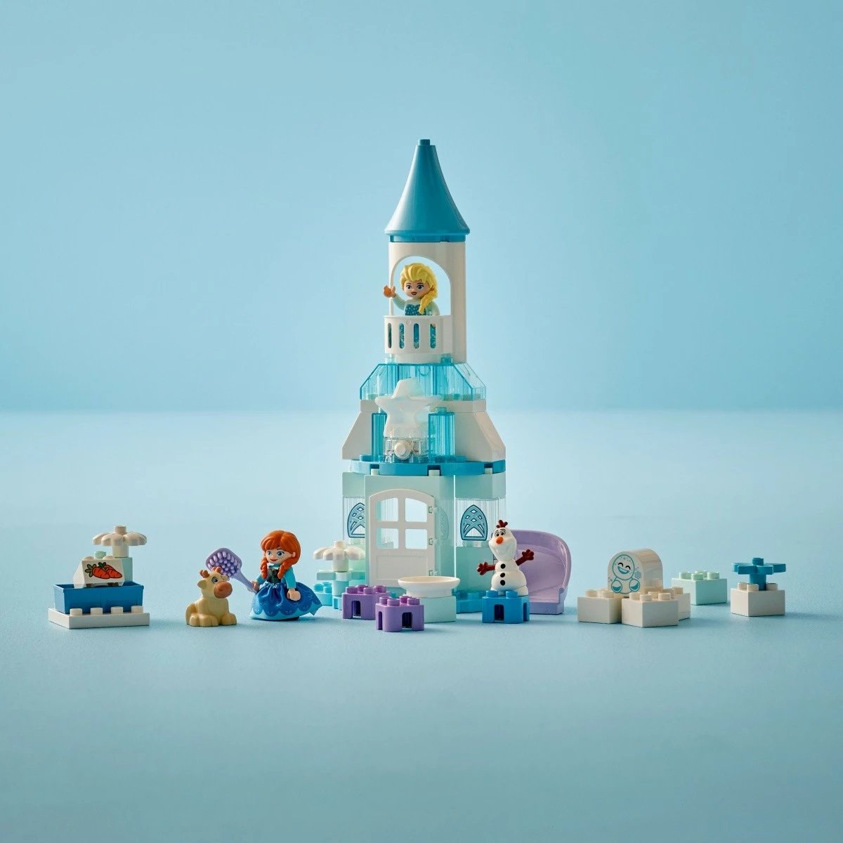 Set lodrash LEGO DUPLO Frozen 10455 Anna and Elsa's Ice Castle Party, 54 pjesë, shumëngjyrëshe