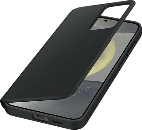 Mbështjellës Samsung Smart View Case për Galaxy S24+, wallet case, e zezë