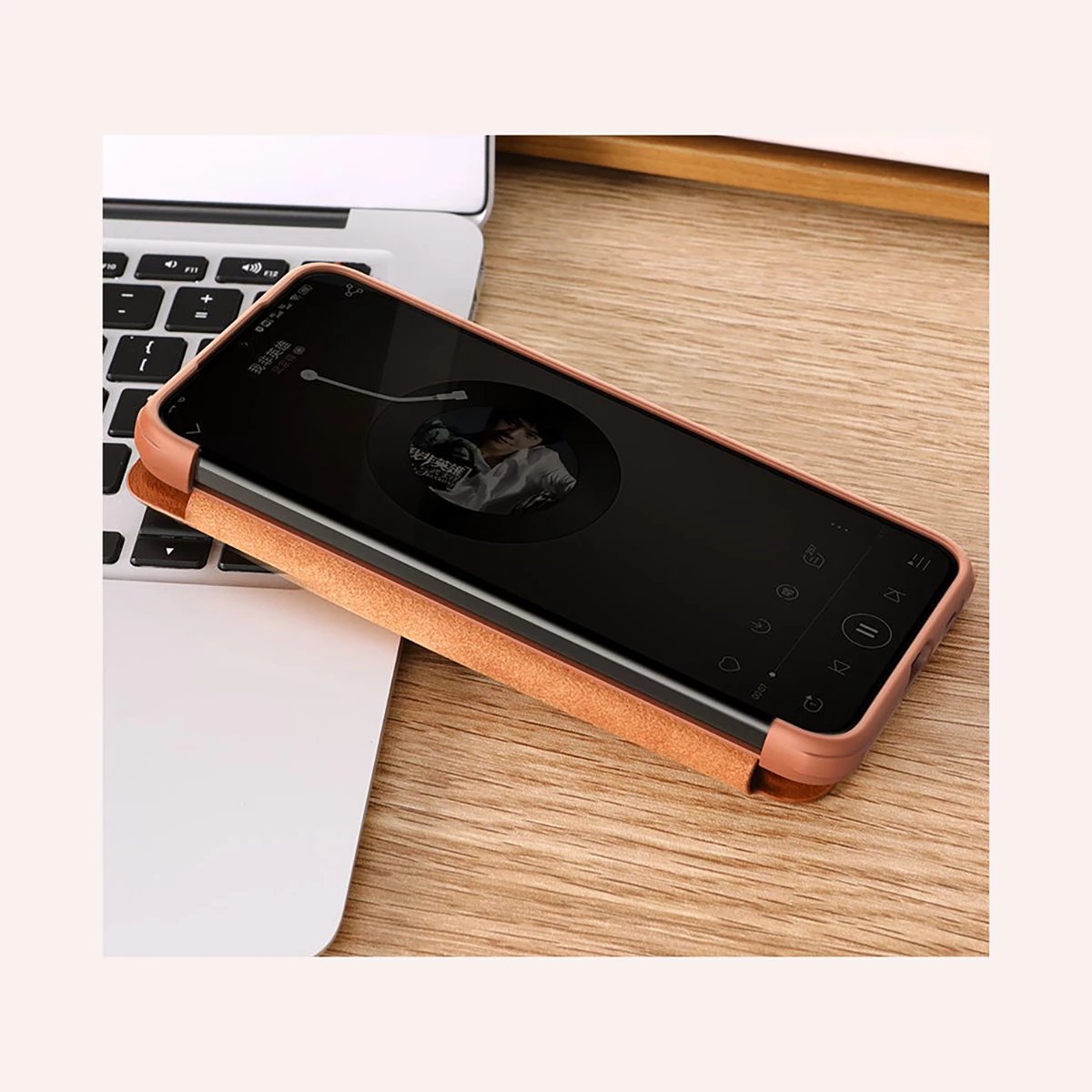 Mbështjellës Nillkin Qin Leather Pro Case për Samsung Galaxy S22+, me kapak dhe mbrojtës kamere, i zi